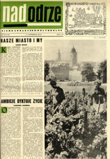 Nadodrze: pismo społeczno-kulturalne, październik 1963