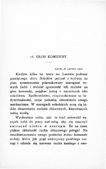 18. Głos komendy