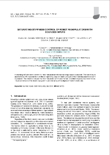 Saturating stiffness control of robot manipulators with bounded inputs