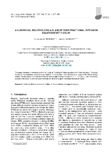 A numerical solution for a class of time fractional diffusion equations with delay