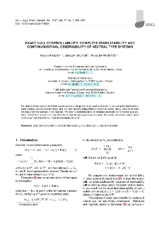 Exact null controllability, complete stabilizability and continuous final observability of neutral type systems
