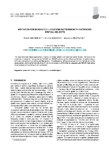Methods for mining co-location patterns with extended spatial objects