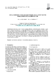 CCR: A combined cleaning and resampling algorithm for imbalanced data classification