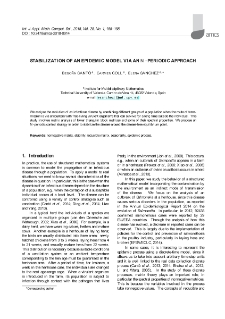 Stabilization of an epidemic model via an N-periodic approach