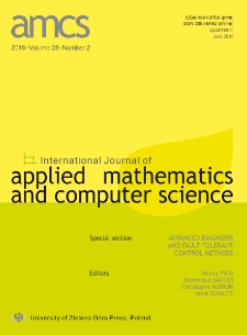International Journal of Applied Mathematics and Computer Science (AMCS), volume 28, number 2 (2018) - Contents