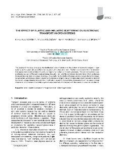 The effect of elastic and inelastic scattering on electronic transport in open systems