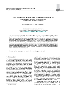 Two-stage instrumental variables identification of polynomial Wiener systems with invertible nonlinearities
