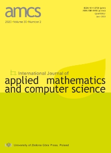 International Journal of Applied Mathematics and Computer Science (AMCS), volume 30, number 2 (2020) - Contents