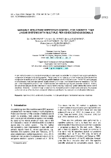 Variable-structure repetitive control for discrete-time linear systems with multiple-period exogenous signals