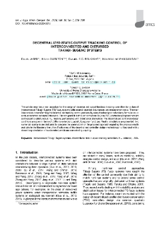 Decentralized static output tracking control of interconnected and disturbed Takagi - Sugeno systems