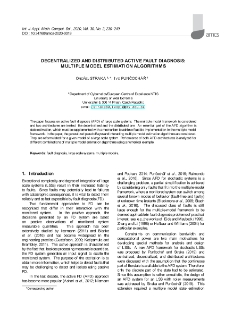 Decentralized and distributed active fault diagnosis: Multiple model estimation algorithms