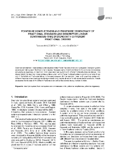 Pointwise completeness and pointwise degeneracy of fractional standard and descriptor linear continuous-time systems with different fractional orders