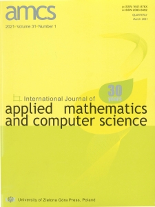 International Journal of Applied Mathematics and Computer Science (AMCS), volume 31, number 1 (2021) - Contents