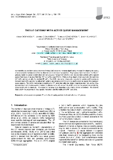 The IoT gateway with active queue management