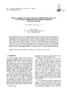 Path planning for an autonomous underwater vehicle in a cluttered underwater environment based on the heat method