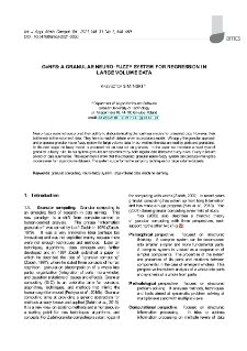 GrNFS: A granular neuro-fuzzy system for regression in large volume data
