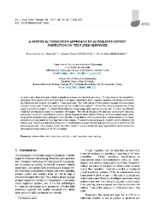 A nested autoencoder approach to automated defect inspection on textured surfaces