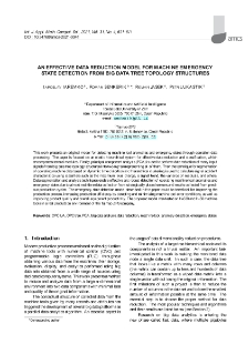 An effective data reduction model for machine emergency state detection from big data tree topology structures