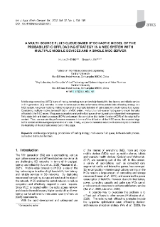 A multi-source fluid queue based stochastic model of the probabilistic offloading strategy in a MEC system with multiple mobile devices and a single MEC server
