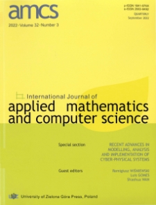 International Journal of Applied Mathematics and Computer Science (AMCS), volume 32, number 3 (2022) - Contents