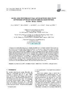 An SFA-HMM performance evaluation method using state difference optimization for running gear systems in high-speed trains