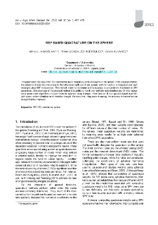 RBF based quadrature on the sphere