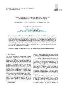 Vision-based positioning of electric buses for assisted docking to charging stations