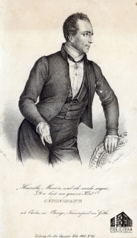 Seydelmann als Karlos in: Clavigo,Trauerspiel von G&ouml;the