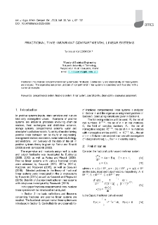 Fractional time-invariant compartmental linear systems