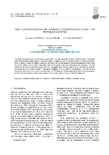 Dual quaternions for the kinematic description of a fish-like propulsion system