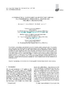 A combinatorial auction mechanism for time-varying multidimensional resource allocation and pricing in fog computing