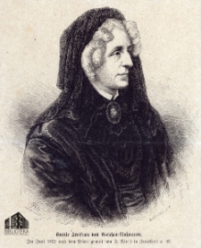 Emilie Freifrau von Gleichen-Russwurm im Juni 1872 nach dem Leben gemalt von F. Wolf in Frankfurt a. M