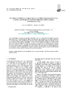 Recursive identification of noisy autoregressive models via a noise-compensated overdetermined instrumental variable method
