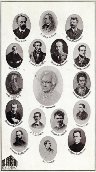 [Tableau - 17 portretów pisarzy]