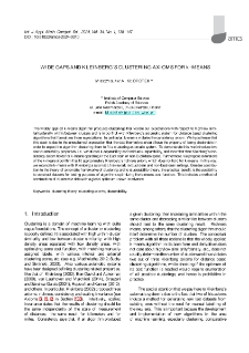 Wide gaps and Kleinberg?s clustering axioms for k-means