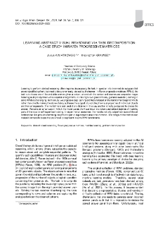Learning abstract visual reasoning via task decomposition: A case study in Raven progressive matrices