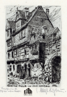 Goethe - Haus vor dem Umbau