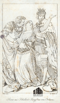 Scene aus Schiller's Jungfrau von Orleans