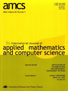 International Journal of Applied Mathematics and Computer Science (AMCS), volume 35, number 1 (2025) - Contents