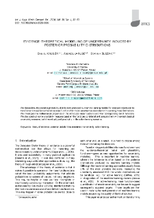 Evidence-theoretical modeling of uncertainty induced by posterior probability distributions