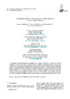 On robustness to a topological perturbation in fluid mechanics