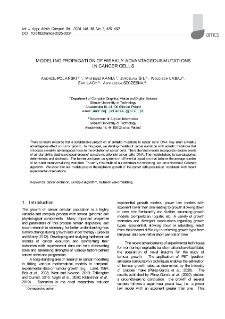 Modeling propagation of weakly advantageous mutations in cancer cells