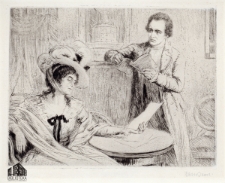 [Goethe i Charlotta - scena rodzajowa]