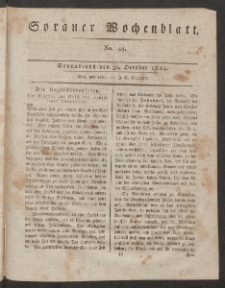 Sorauer Wochenblatt, No. 44. (30. October 1824)
