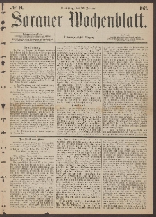 Sorauer Wochenblatt, No. 10. (23. Januar 1877)