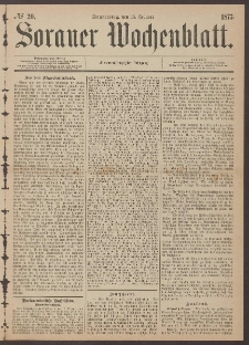 Sorauer Wochenblatt, No. 20. (15. Februar 1877)
