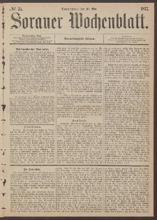 Sorauer Wochenblatt, No. 55. (10. Mai 1877)