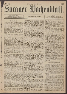 Sorauer Wochenblatt, No. 68. (12. Juni 1877)