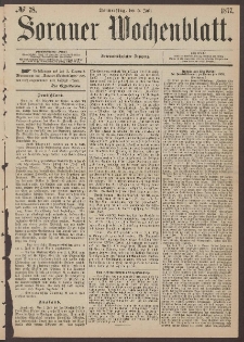 Sorauer Wochenblatt, No. 78. (5. Juli 1877)