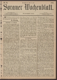 Sorauer Wochenblatt, No. 79. (7. Juli 1877)